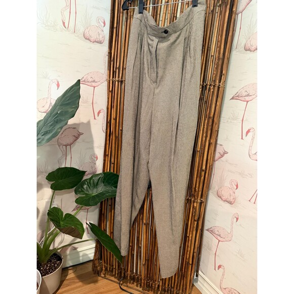 Vintage Ellen Figg Brown Houndstooth Blazer and Pants Suit Set Size 12/14 - Picture 4 of 8